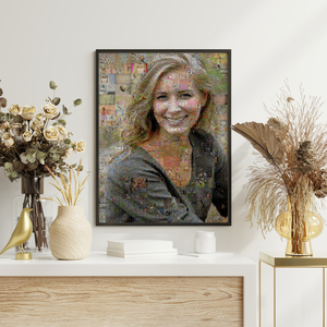 Creëer je eigen fotomozaïekportret als uniek cadeau of decoratie!