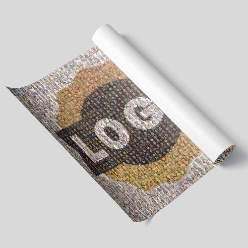 Bedrijfslogo Fotomozaïek met Medewerkersfotos