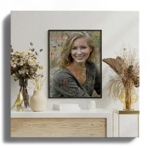 Creëer je eigen fotomozaïekportret als uniek cadeau of decoratie!
