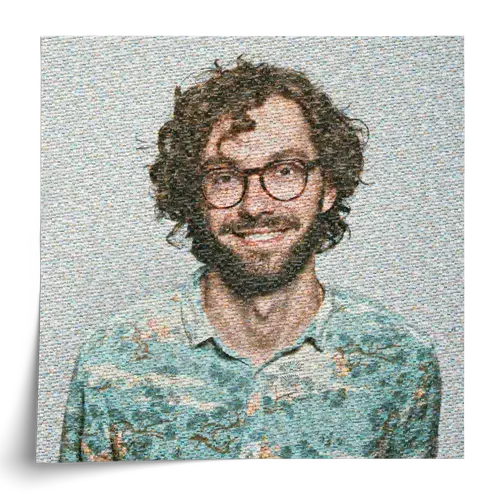 Persoonlijk Fotomozaïek Portret van Vrouw