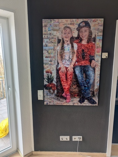 Klantfoto van Armin voor beoordeling Afdruk Fotomozaïek [Online] Acryl 80x120cm