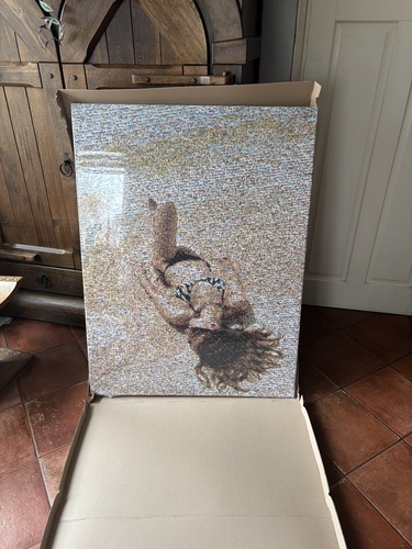 Klantfoto van Eric voor beoordeling Afdruk Fotomozaïek [Online] Canvas 90x120cm