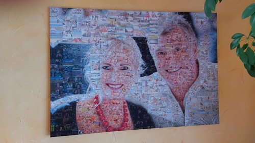 Klantfoto van Klaus voor beoordeling Afdruk Fotomozaïek [Software] Canvas 100x70cm