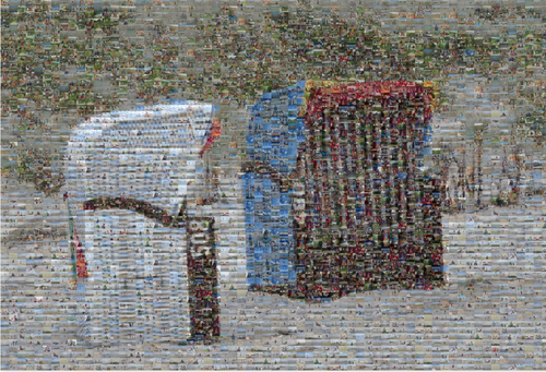 Klantfoto van Martin voor beoordeling Afdruk Fotomozaïek [Online] Dibond 75x50cm