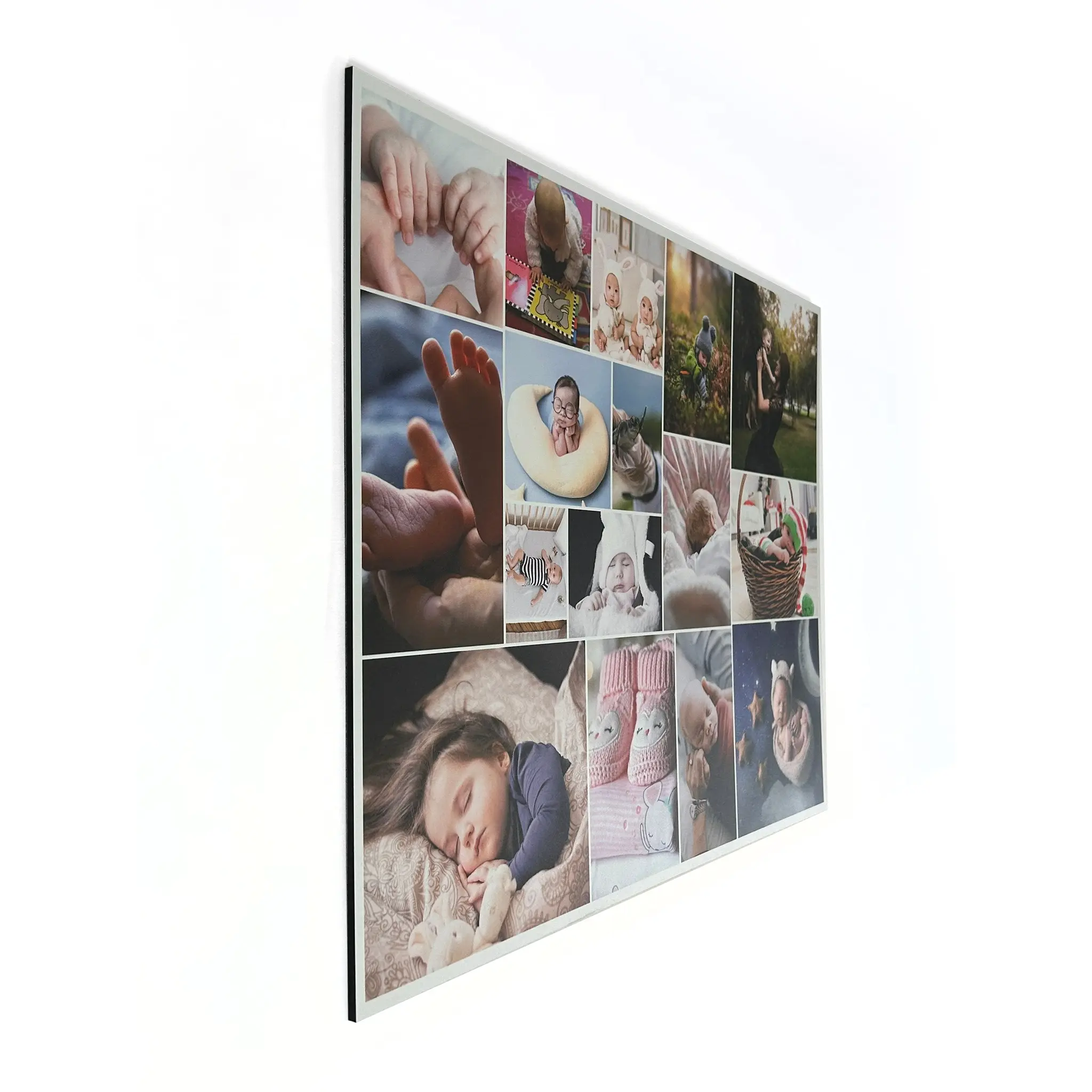 Fotocollage op hardschuimplaat: Totaaloverzicht